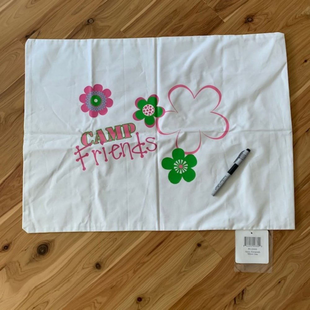 Camp Autograph Pillowcase